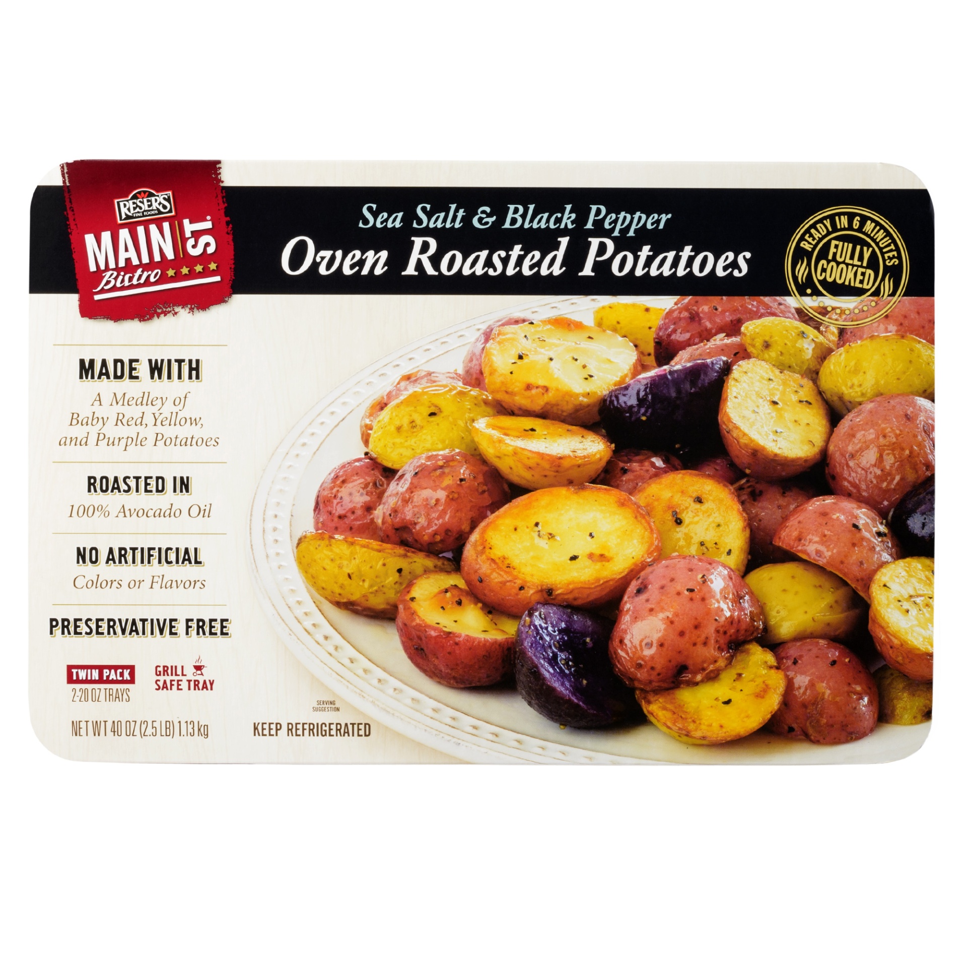 Reser's Main Street Bistro Oven Roasted Potatoes 2 ct; 20 oz Shipt