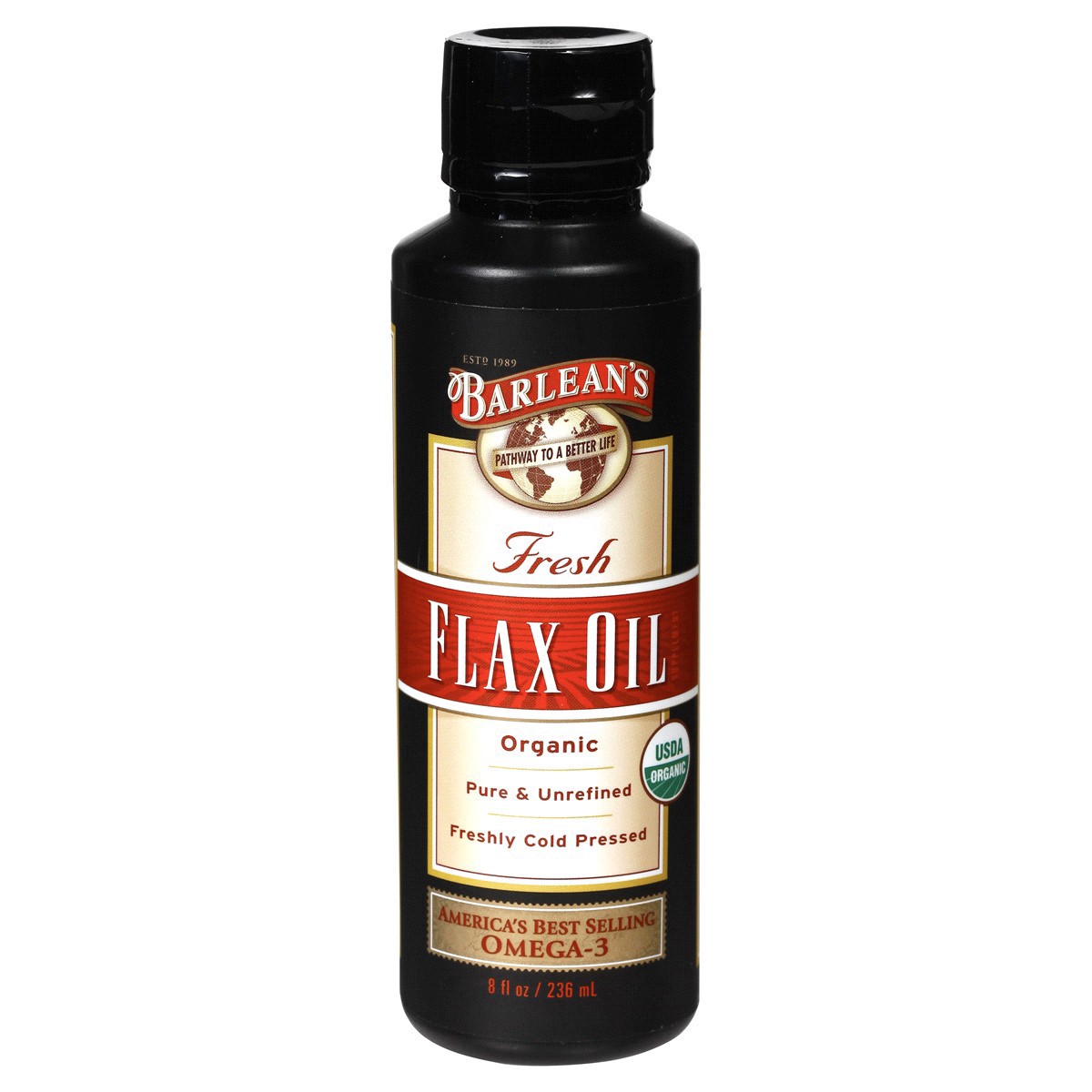 slide 1 of 13, Barlean's Original Fresh Flax Oil, 8 fl oz