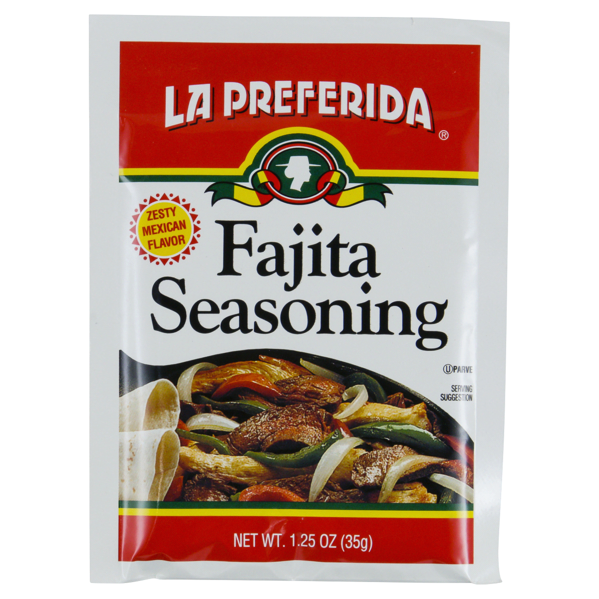 slide 1 of 2, La Preferida Fajita Seasoning 1.25 oz, 1.25 oz