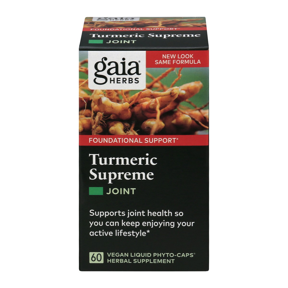 slide 1 of 9, Gaia Herbs Turmeric Supreme Joint Health Herbal Supplement, 60 ct
