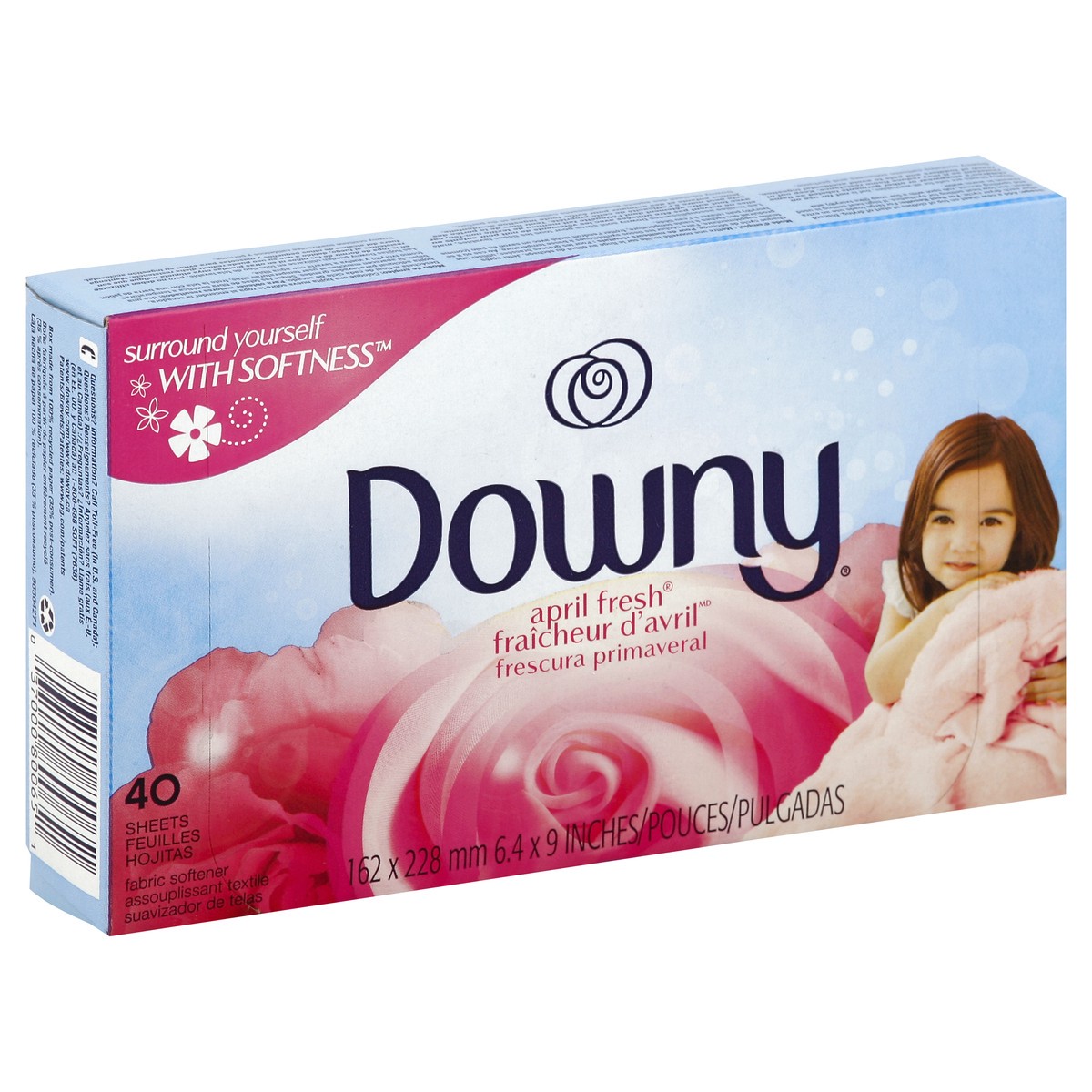 slide 2 of 5, Downy Fabric Softener 40 ea, 40 ct