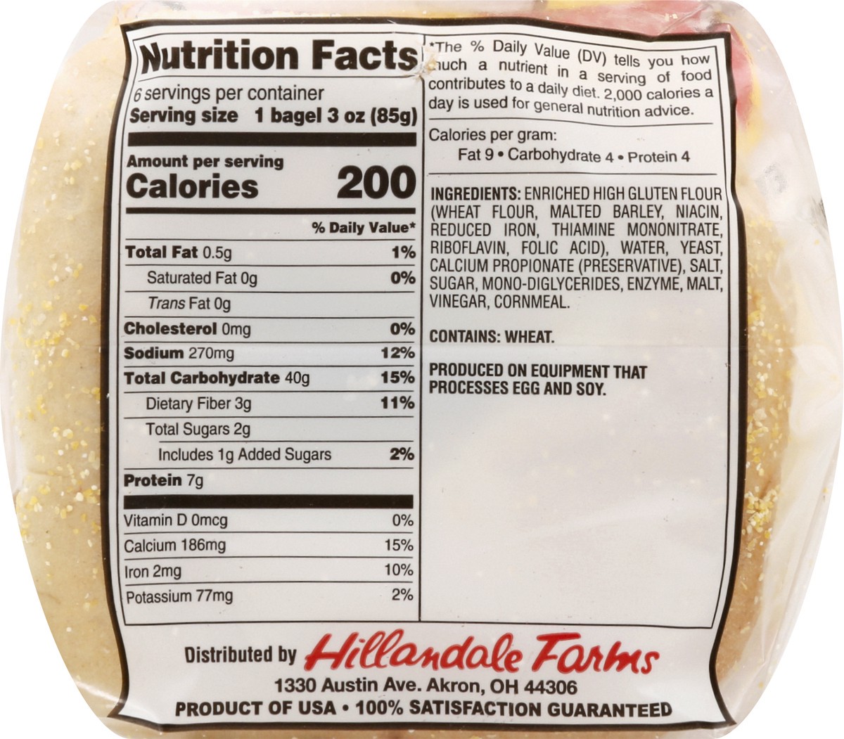 slide 12 of 13, Hillandale Farms Plain Bagels 18 oz, 18 oz