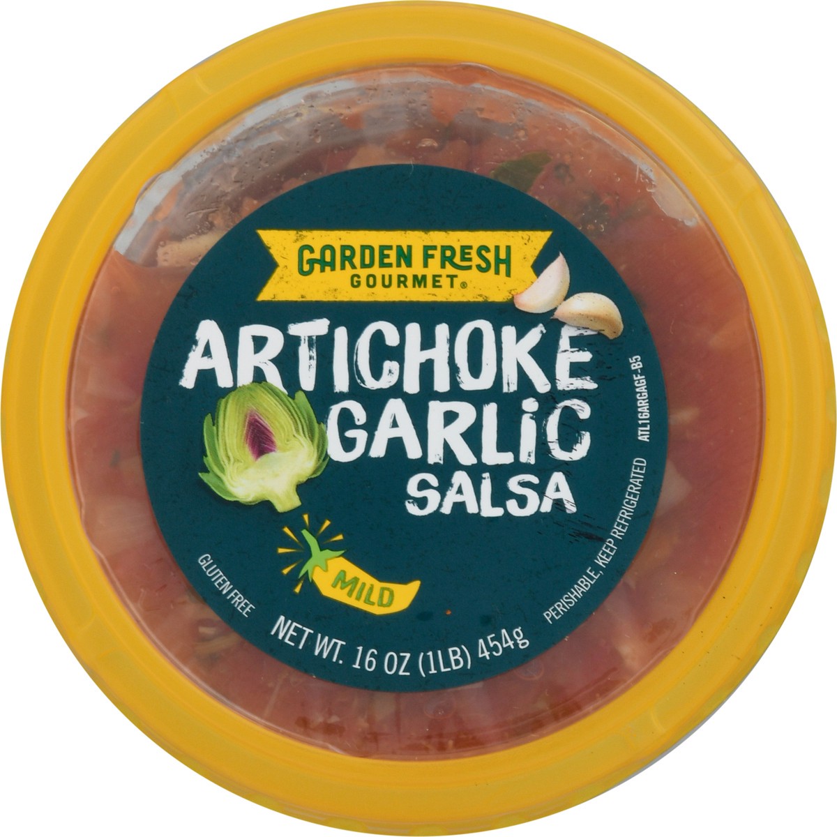 slide 9 of 9, Garden Fresh Gourmet Artichoke Garlic Salsa, 16 oz