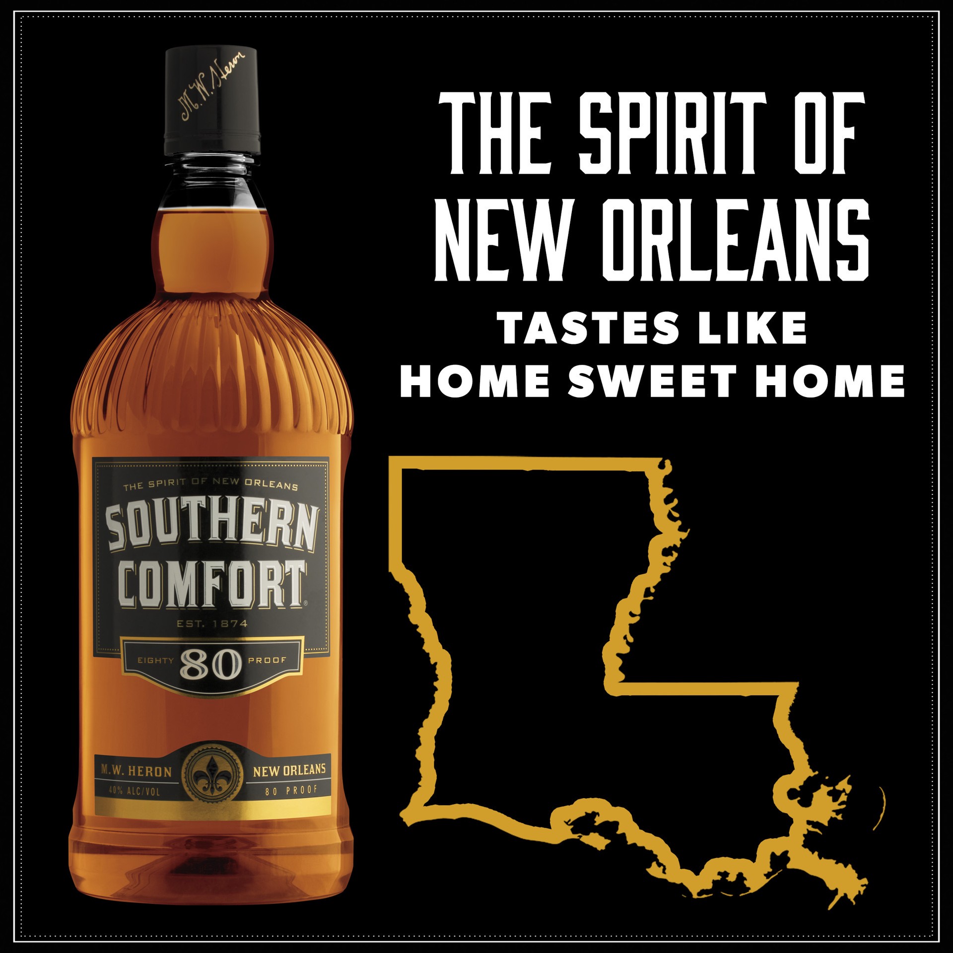 slide 4 of 5, Southern Comfort Black Whiskey, 1.75 L Bottle, 80 Proof, 1.75 liter