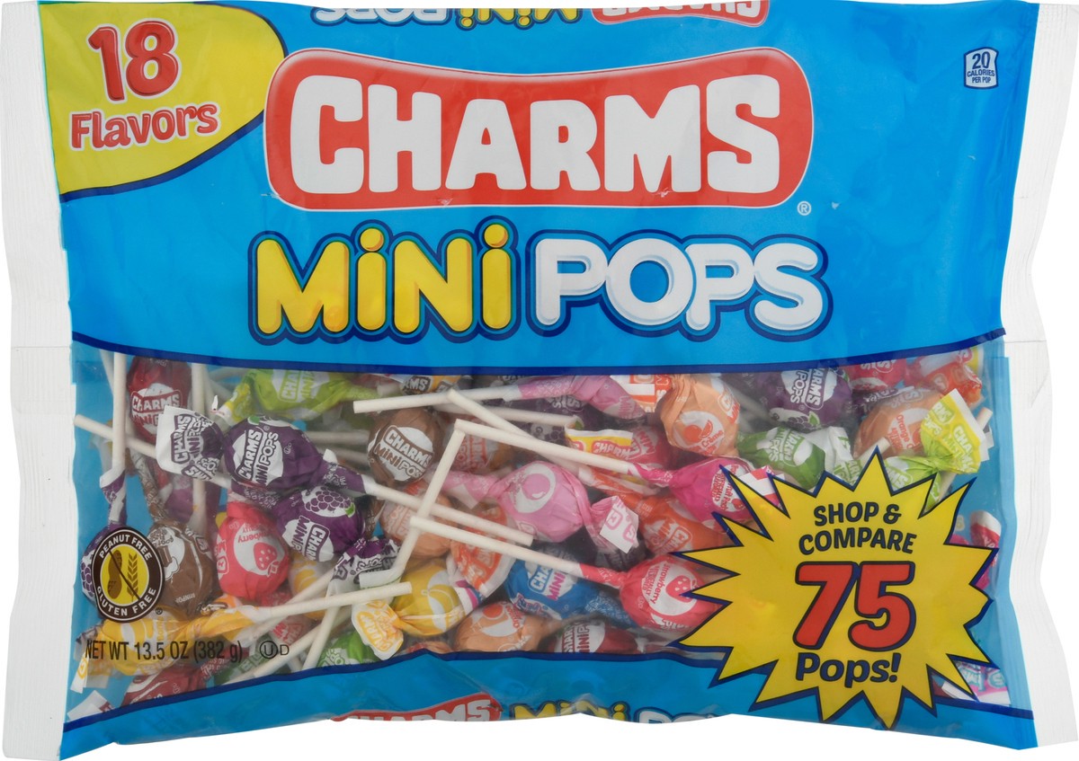 slide 8 of 12, Charms Mini Pops, 75 ct