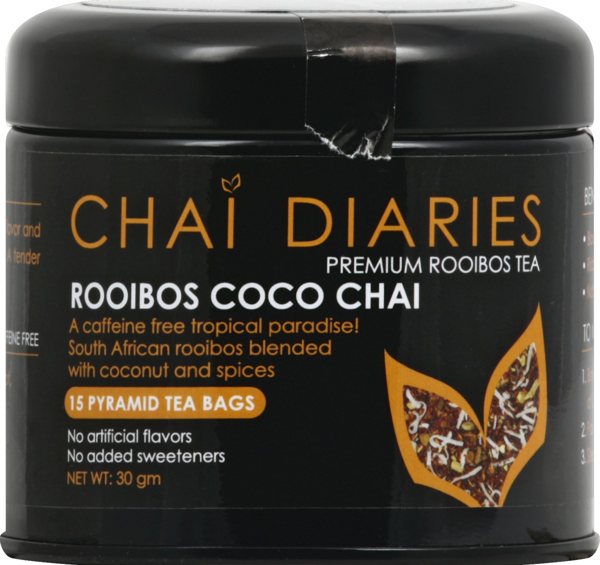 slide 2 of 2, Chai Diaries Premium Rooibos Tea - 15 ct, 15 ct