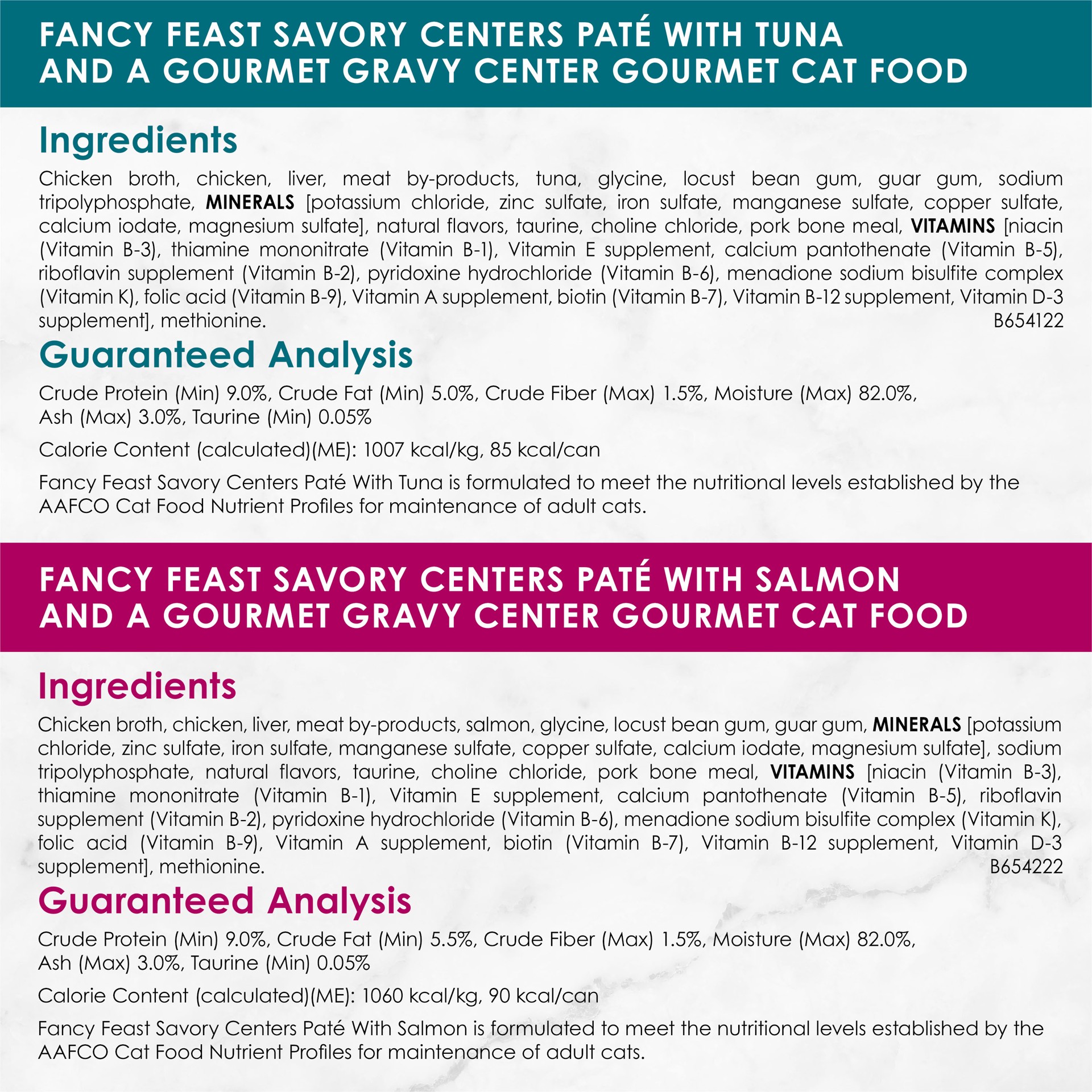 slide 5 of 9, Fancy Feast Purina Fancy Feast Pate Wet Cat Food Variety Pack, Savory Centers Pate With a Gravy Center, 12 ct