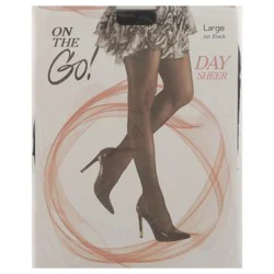 On the Go! Jet Black Day Sheer Large - 1 ea