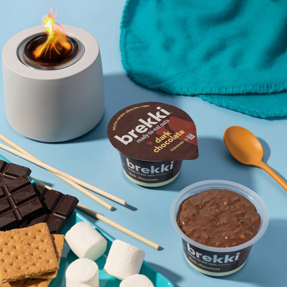 slide 4 of 4, brekki Dark Chocolate Ready-to-eat Oats, 5.3 oz