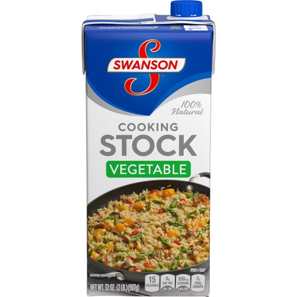 slide 1 of 1, Swanson Vegetable Cooking Stock, 26 oz