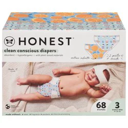 Honest Giggly Boo Feelin Nauti/Orange You Cute Diapers 3 (16-28 lbs) 68 ea
