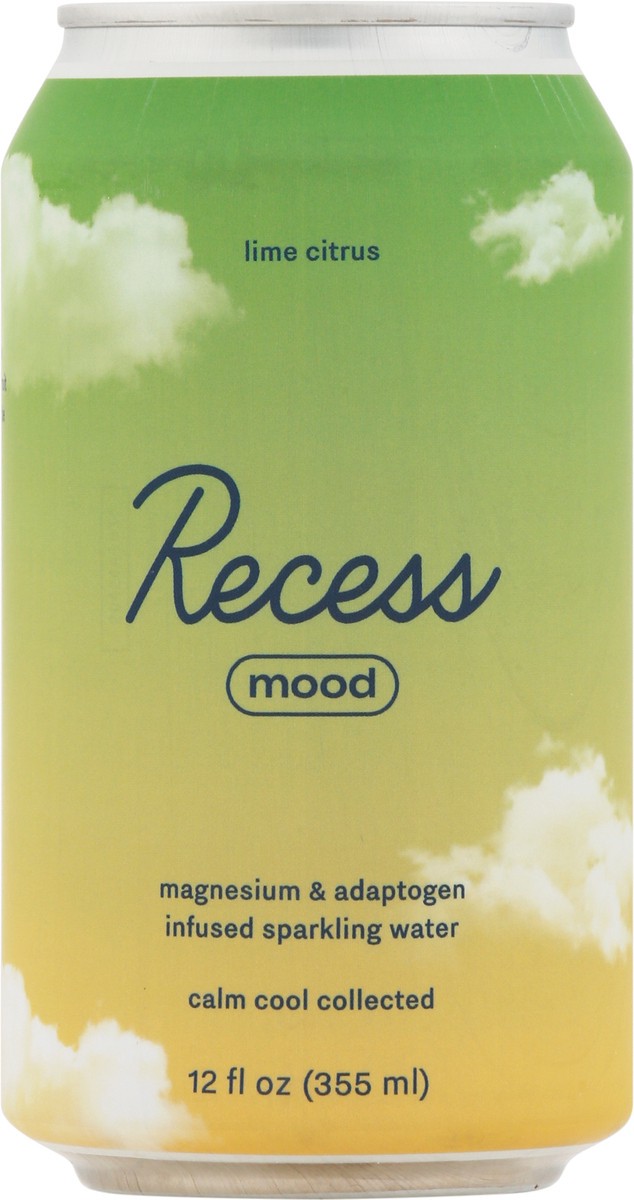 slide 6 of 9, Recess Mood Lime Citrus Sparkling Water - 12 oz, 12 oz