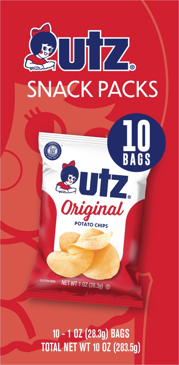slide 10 of 11, Utz Original Potato Chip 10 ct Multipack, 10 ct