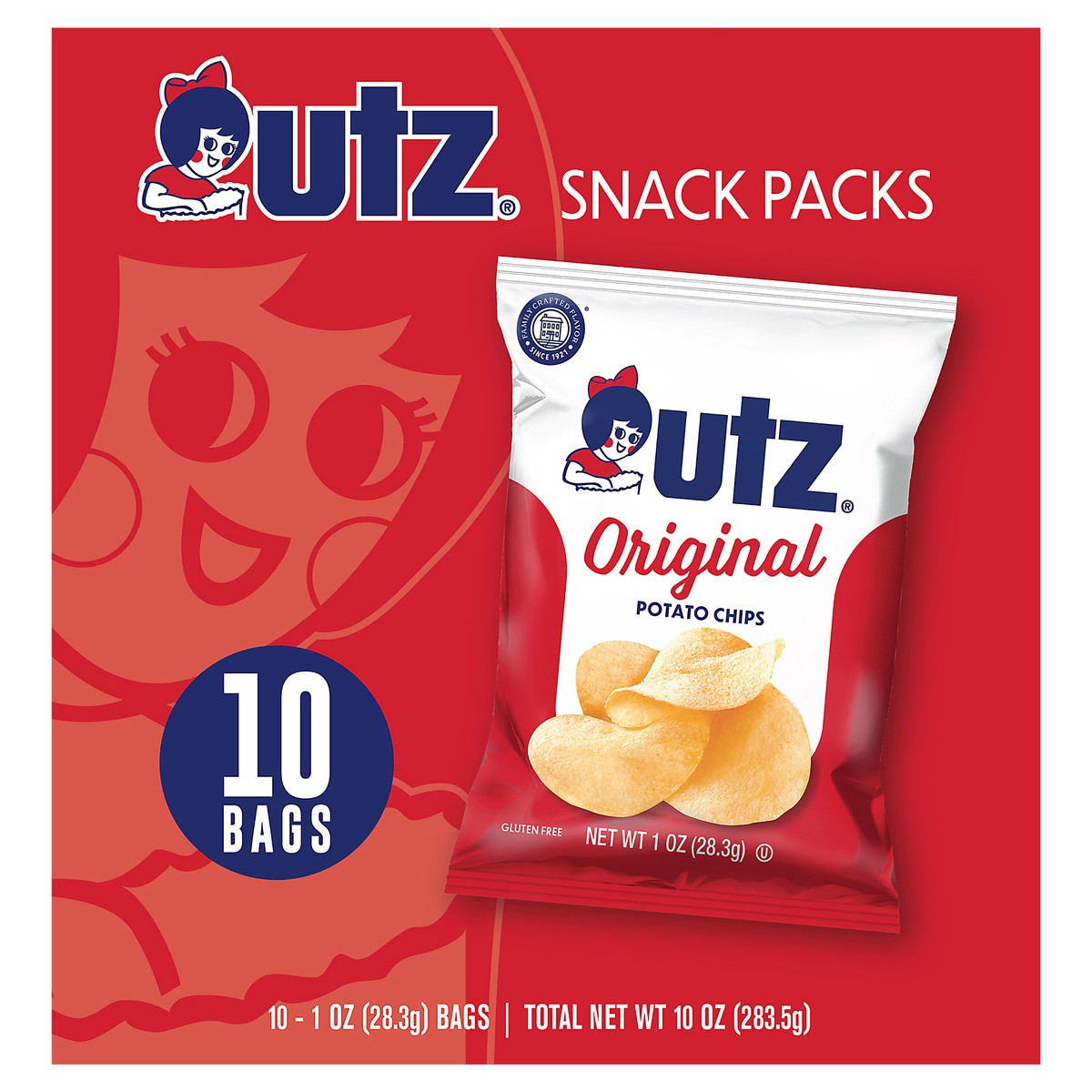 slide 11 of 11, Utz Original Potato Chip 10 ct Multipack, 10 ct