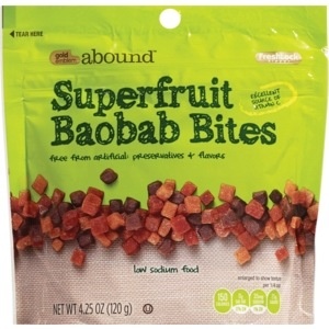 slide 1 of 1, CVS Gold Emblem Abound Superfruit Baobab Bites, 4.25 oz