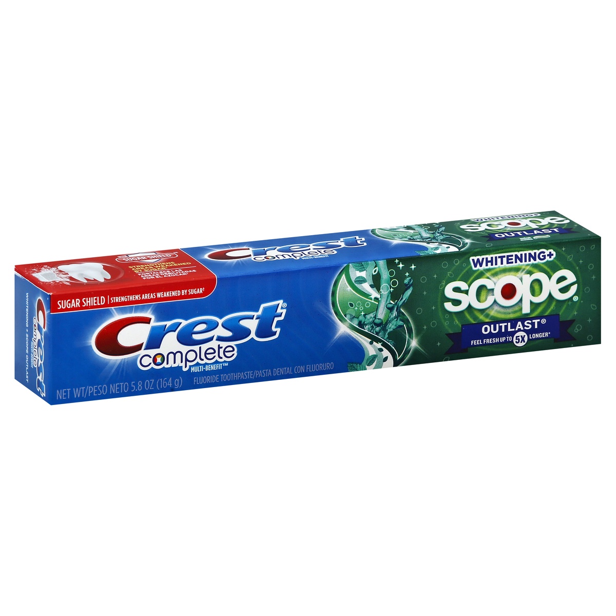 slide 1 of 1, Crest Toothpaste 5.8 oz, 5.8 oz