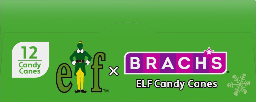 slide 4 of 6, Brach's Elf Candy Canes 12 ea, 1 ct