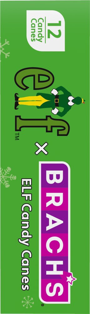slide 5 of 6, Brach's Elf Candy Canes 12 ea, 1 ct