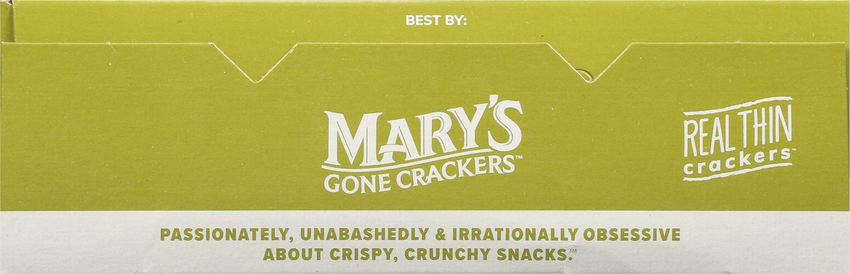 slide 3 of 9, Mary's Gone Crackers Gluten Free Real Thin Garlic Rosemary Crackers, 5 oz