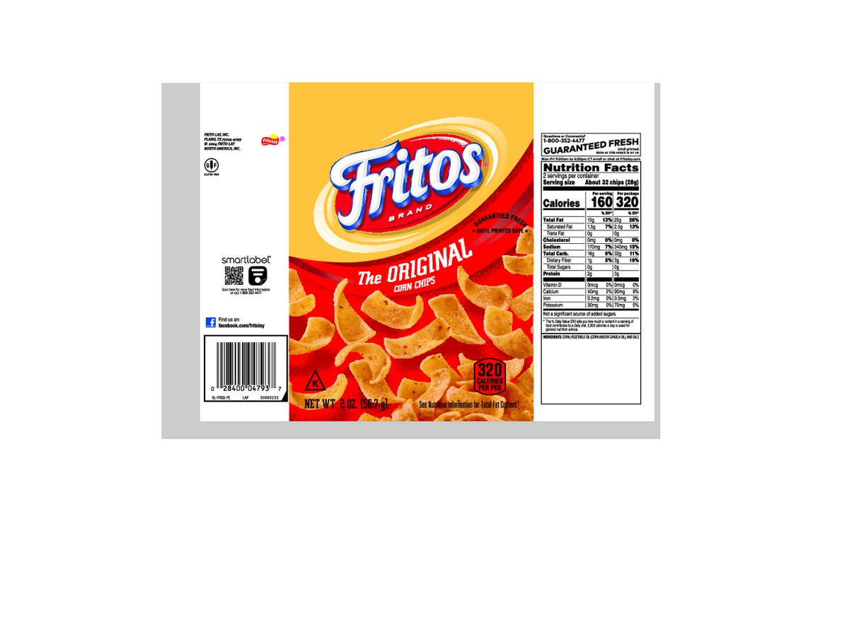 slide 2 of 8, Fritos Corn Chips The Original 2 Oz, 2 oz