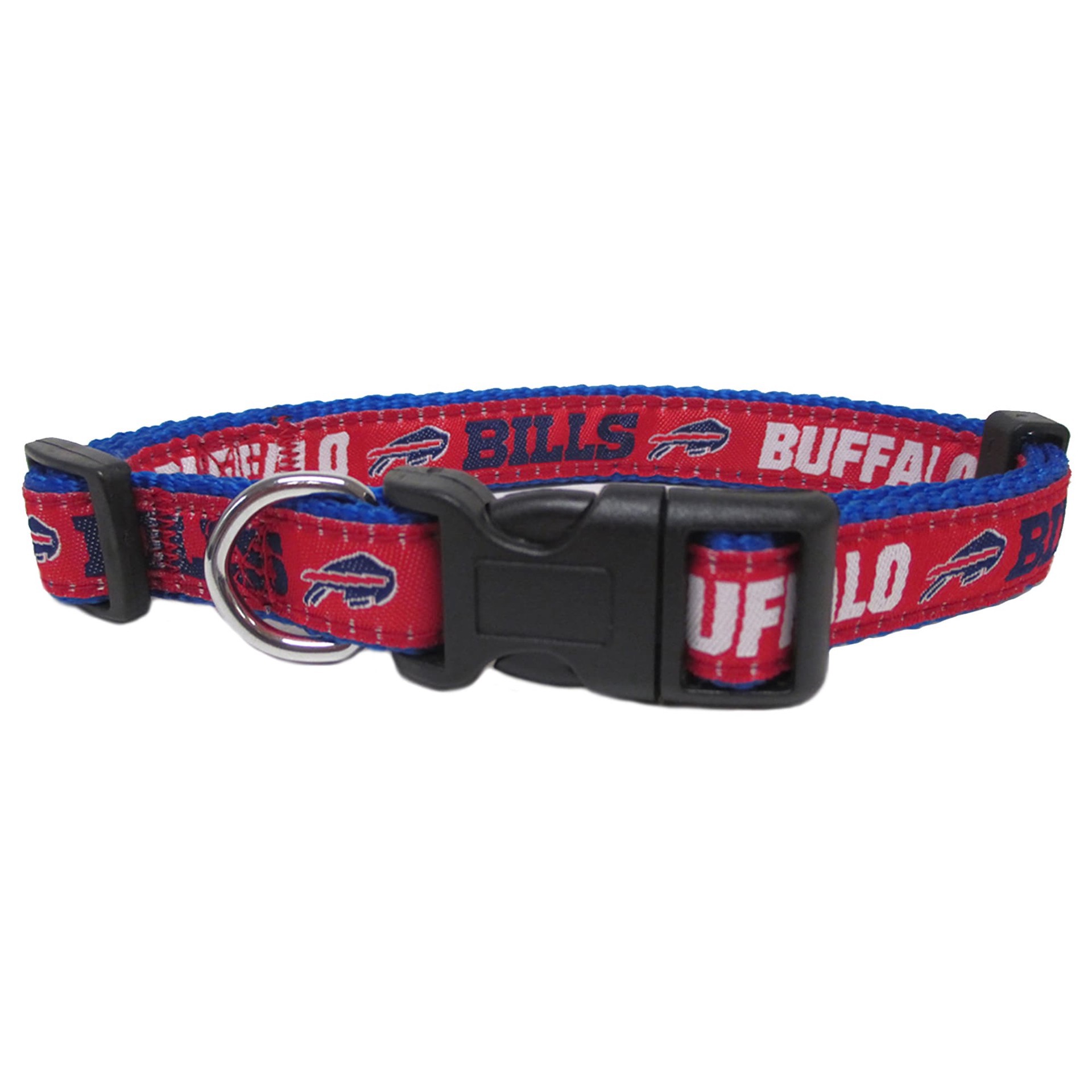 slide 1 of 1, Pets First Buffalo Bills NFL Dog Collar, MED