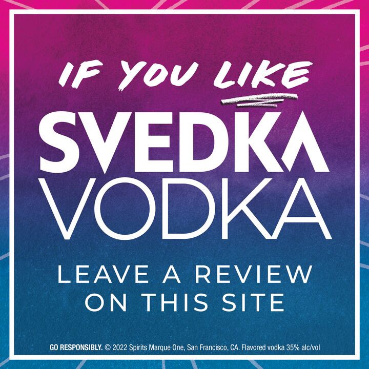 slide 5 of 5, SVEDKA Blue Raspberry Flavored Vodka, 1.75 L Bottle, 70 Proof, 59.17 fl oz