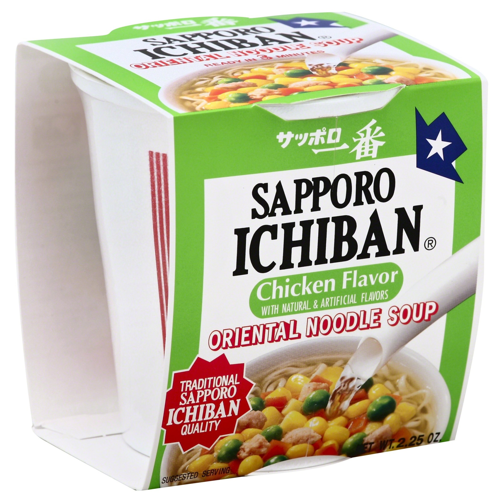 slide 1 of 4, Sapporo Ichiban Noodle Soup 2.25 oz, 2.25 oz