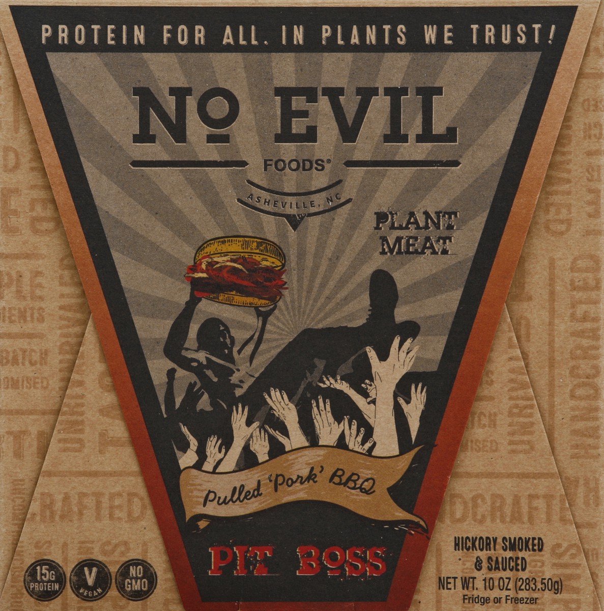 slide 1 of 5, No Evil Foods Plant Meat 10 oz, 10 oz