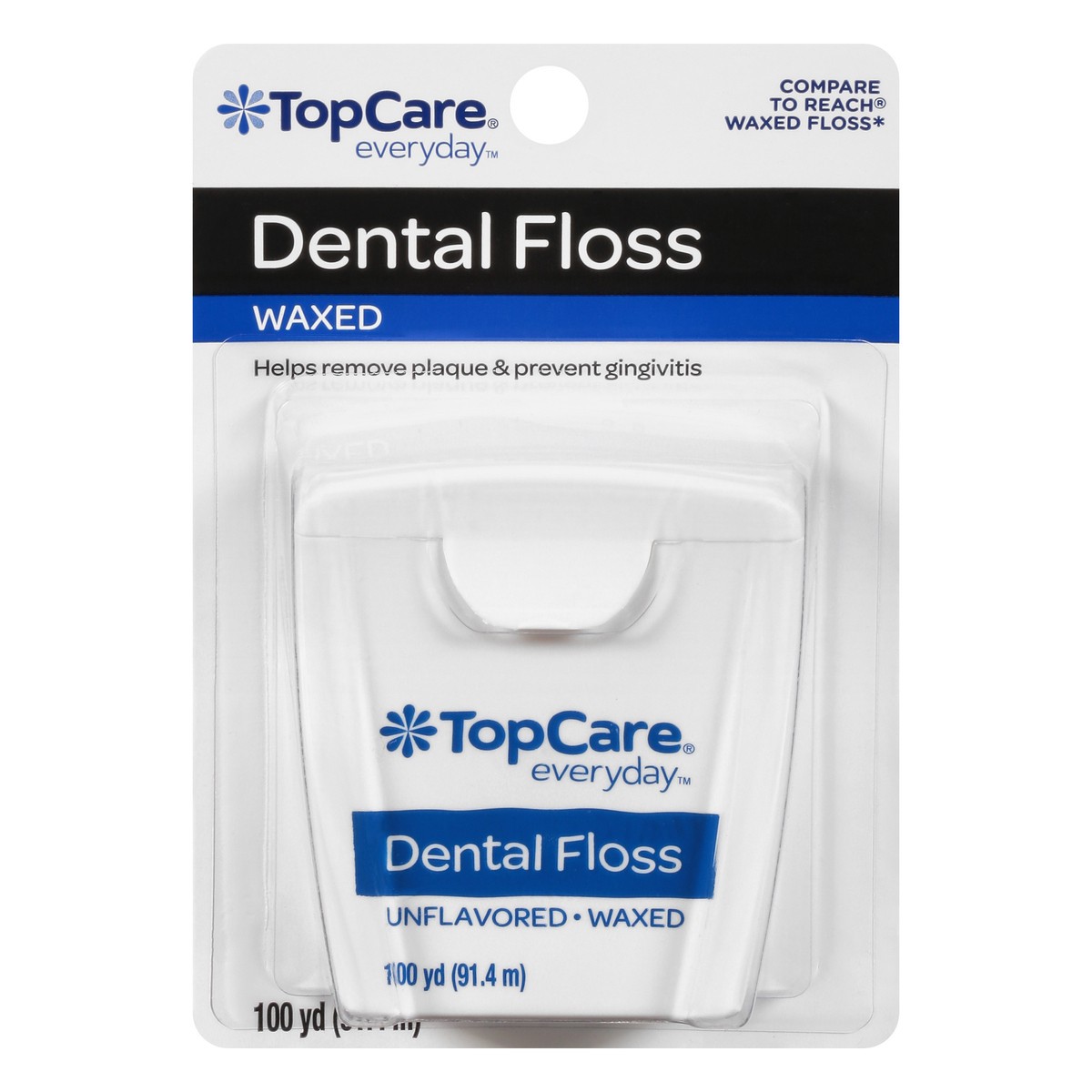 slide 1 of 9, TopCare Dental Floss, 1 ct