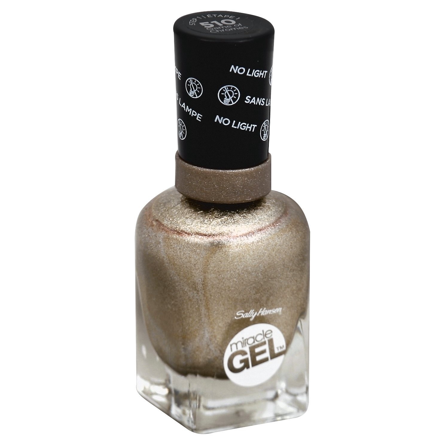 slide 1 of 3, Sally Hansen Miracle Gel Nail Polish - Game of Chromes 510, 0.5 fl oz