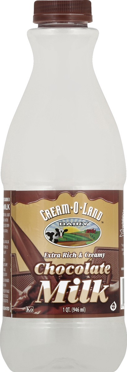 slide 5 of 8, Cream-O-Land Milk 1 qt, 1 qt