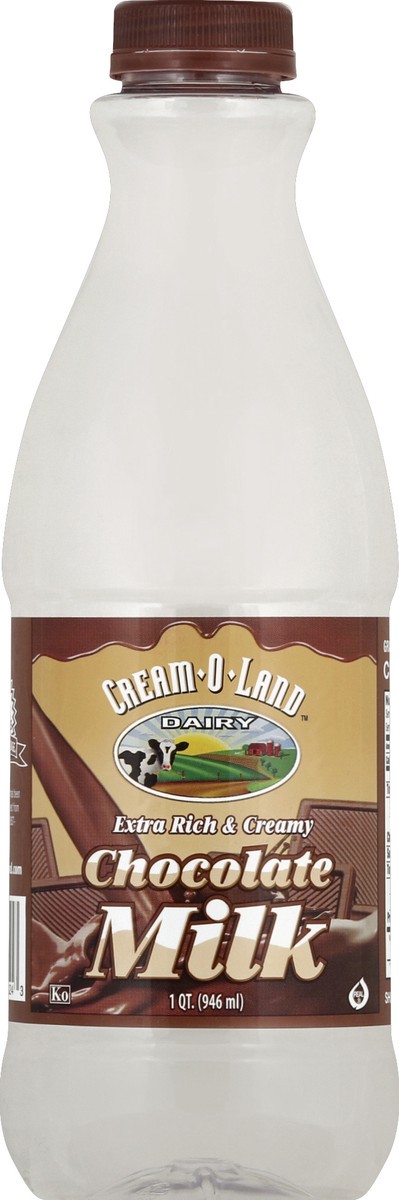 slide 1 of 8, Cream-O-Land Milk 1 qt, 1 qt