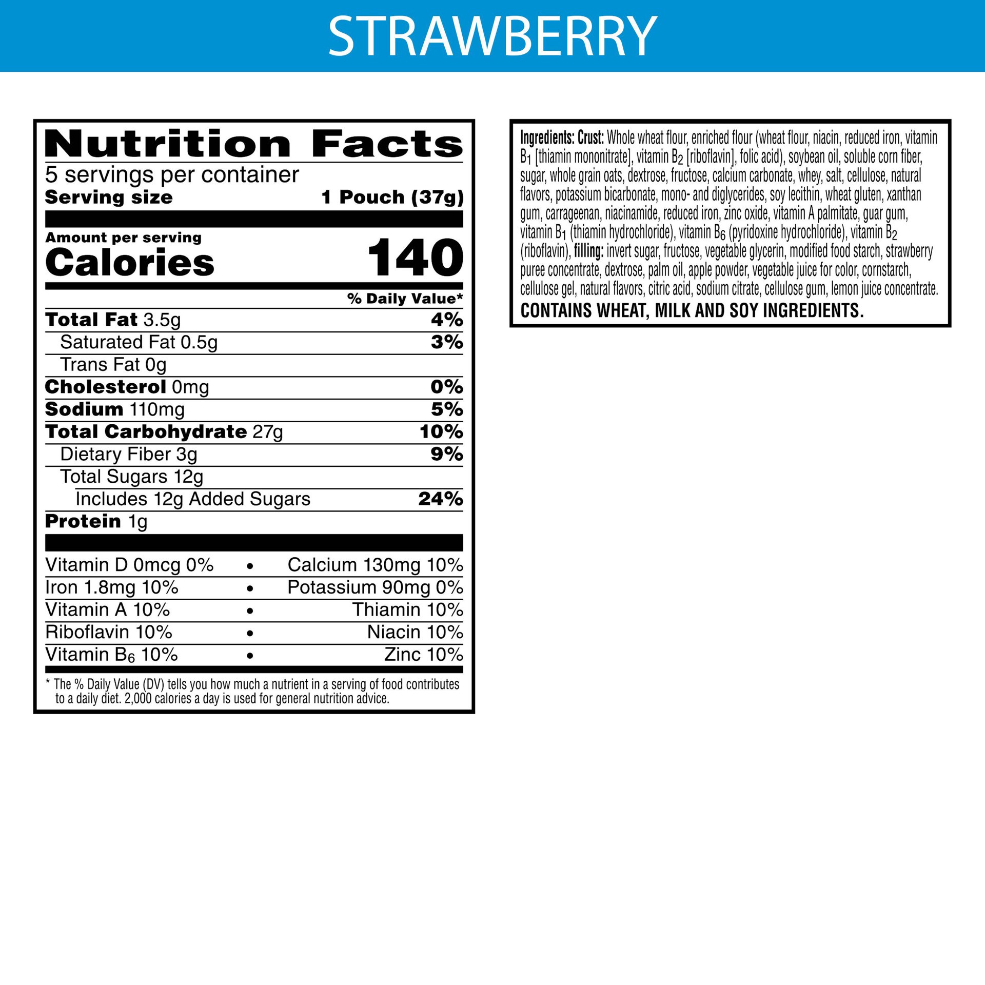 slide 5 of 5, Nutri-Grain Kids Strawberry Blast Breakfast Bars, 5 ct