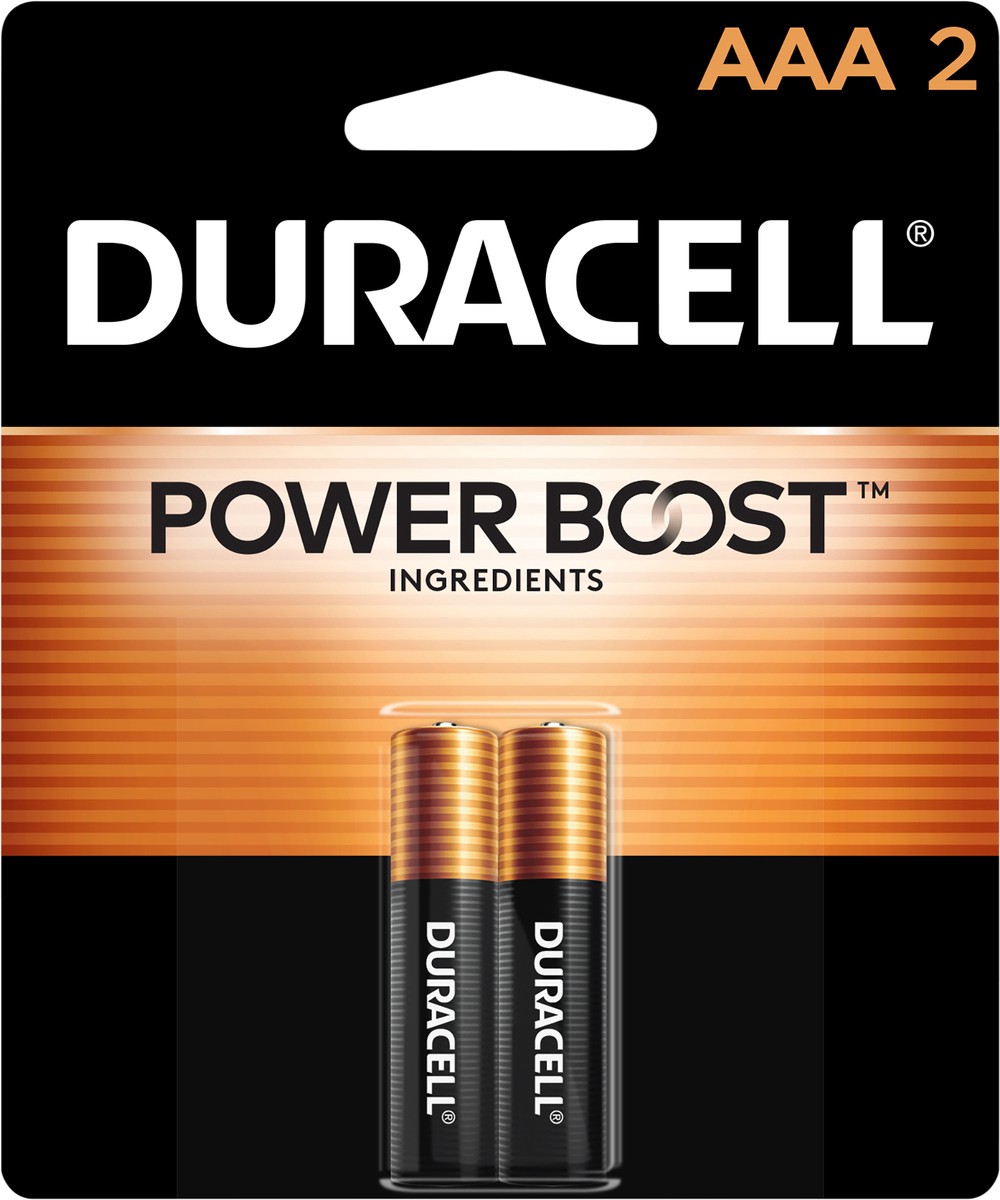 slide 2 of 3, Duracell Coppertop AAA Alkaline Batteries, 2/Pack, 2 ct