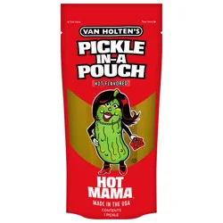 Van Holten's Hot Mama Hot Flavored Pickle in-a Pouch 1 ea