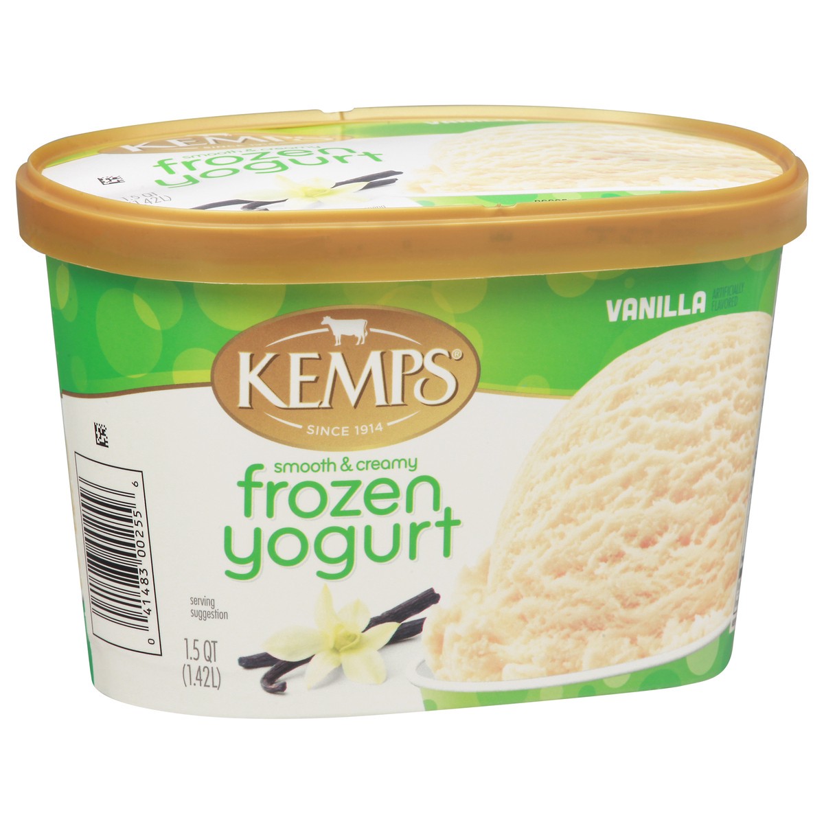 slide 2 of 9, Kemps Smooth & Creamy Vanilla Frozen Yogurt - 1.5 qt., 1.5 qt