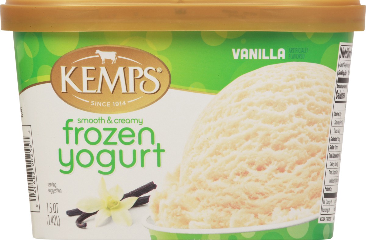 slide 6 of 9, Kemps Smooth & Creamy Vanilla Frozen Yogurt 1.5 qt, 1.5 qt