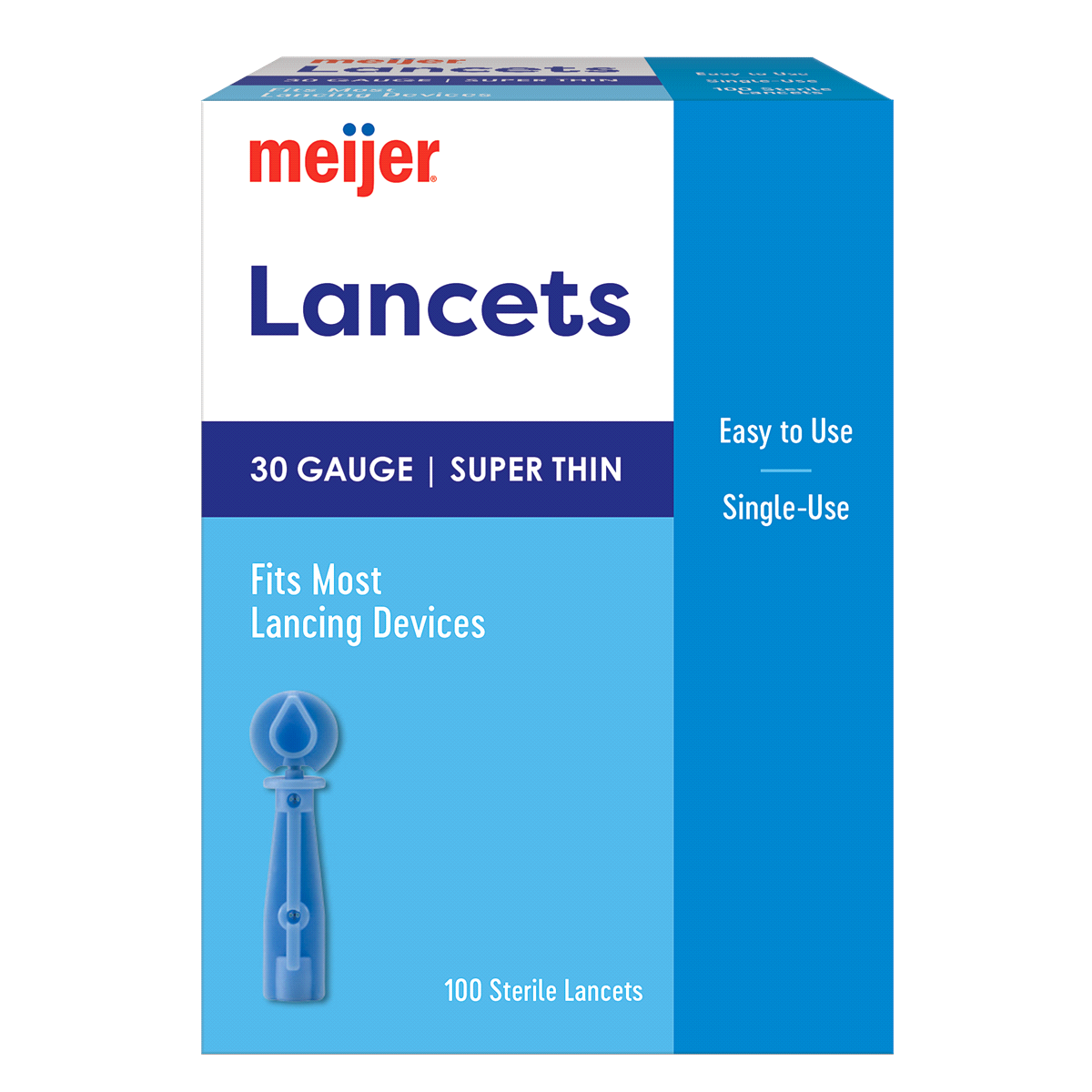 slide 1 of 29, Super Thin Lancets, 30 Gauge, 100 Ct, 100 ct