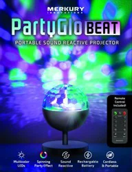 Spinning Party Glo Beat Light With Remote
