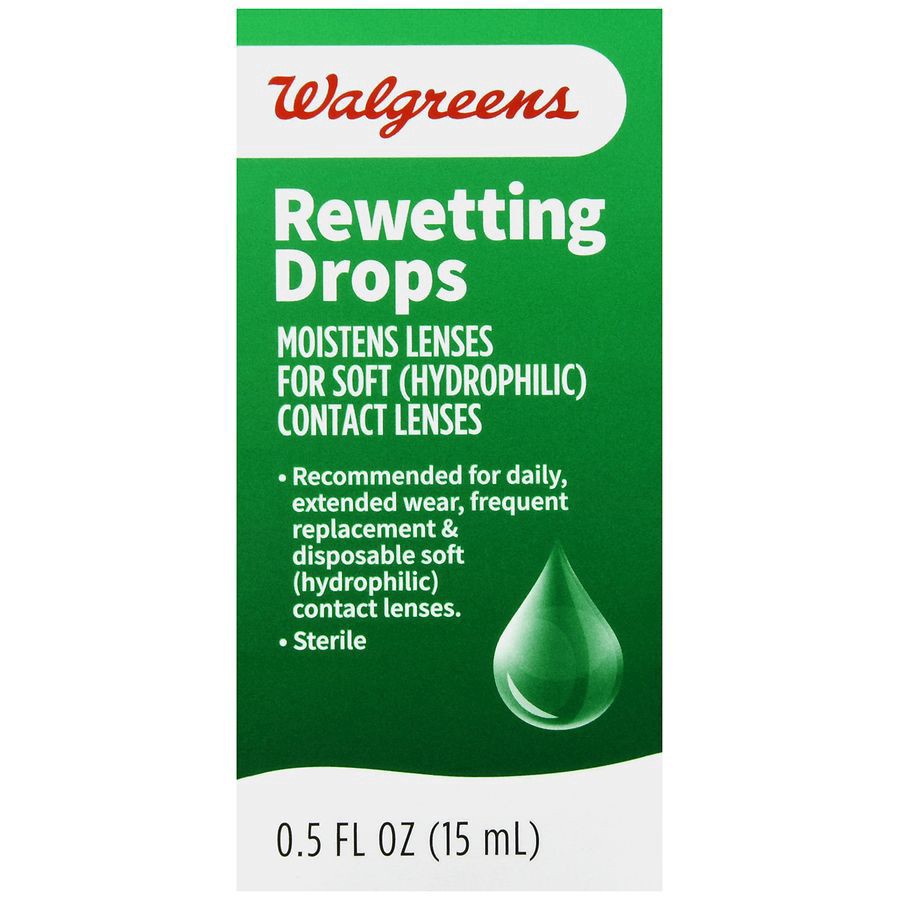 slide 5 of 5, Walgreens Rewetting Drops, 0.5 fl oz