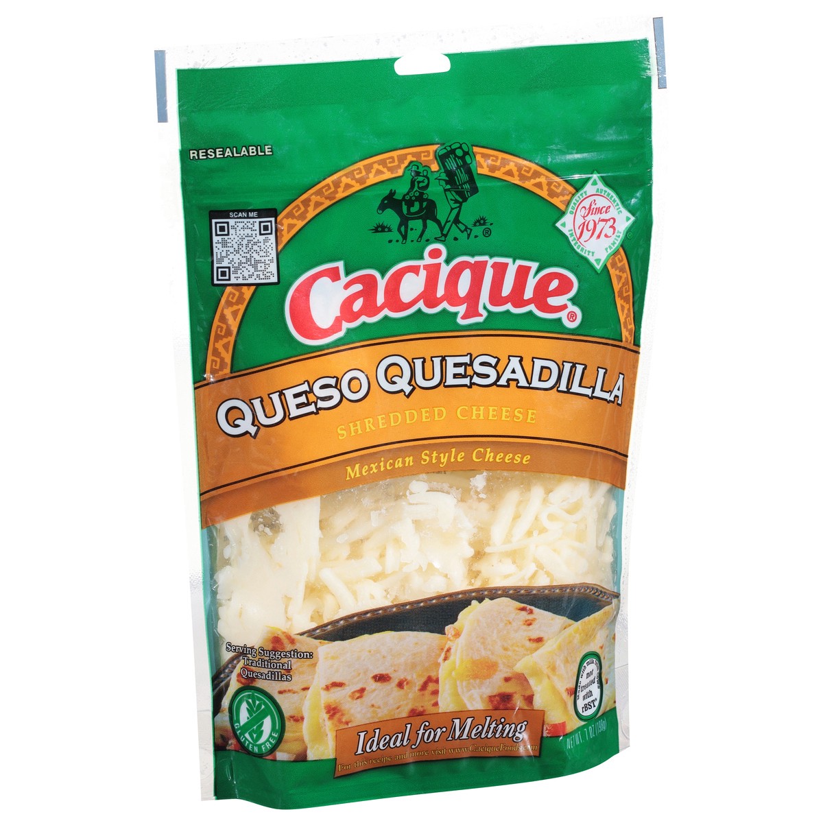 slide 2 of 11, Cacique Queso Quesadilla Shredded Cheese, 7 oz