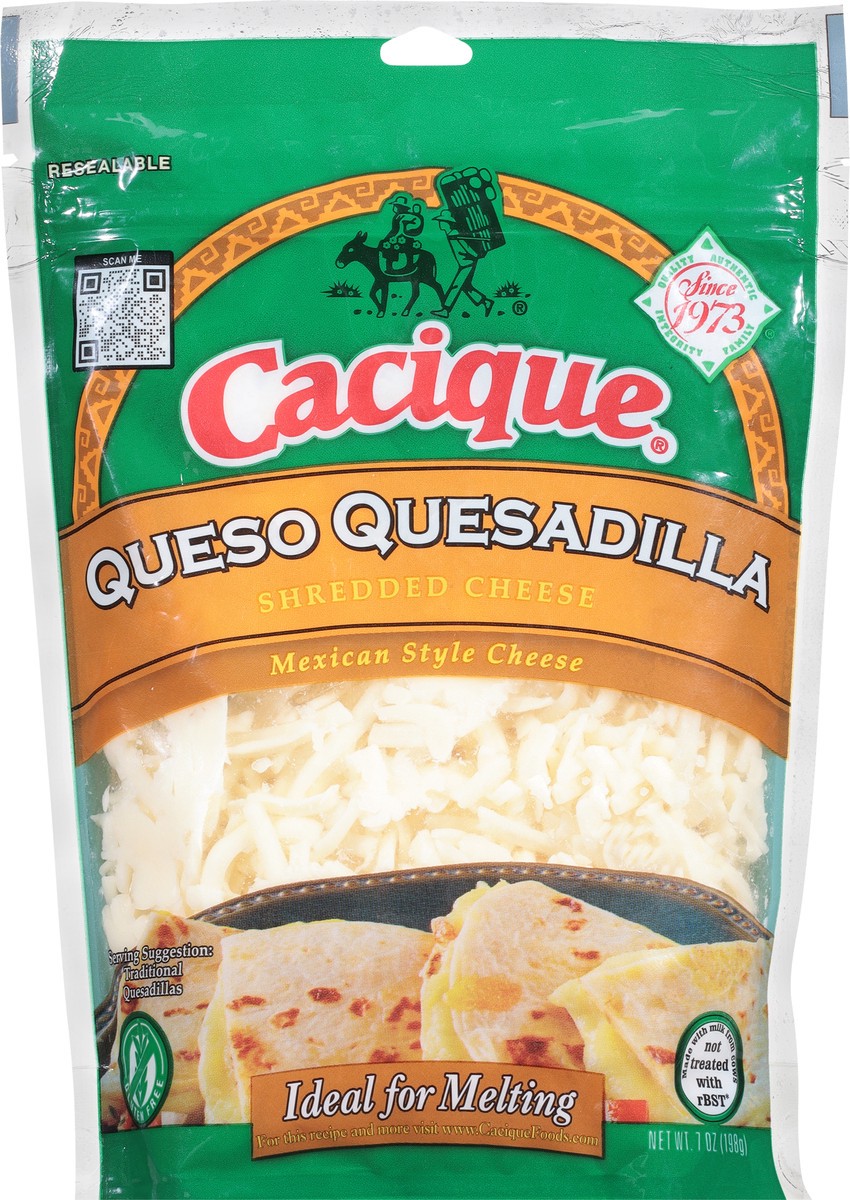 slide 8 of 11, Cacique Queso Quesadilla Shredded Cheese, 7 oz