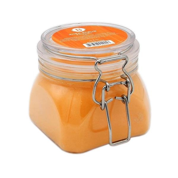 slide 1 of 1, Basin Shea Scrub Satsuma, 16 fl oz