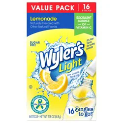 Wyler's Light Drink Sticks Lemonade 16ct