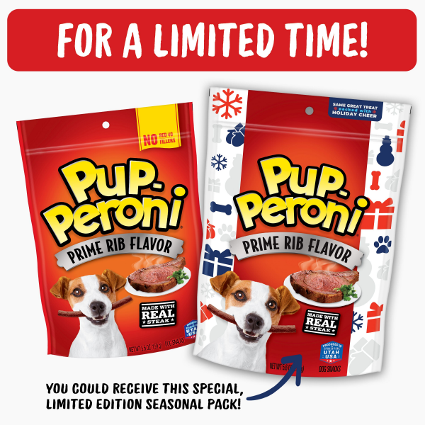 slide 3 of 10, Pup-Peroni Prime Rib Flavor Dog Snacks, 5.6-Ounce, 5.6 oz