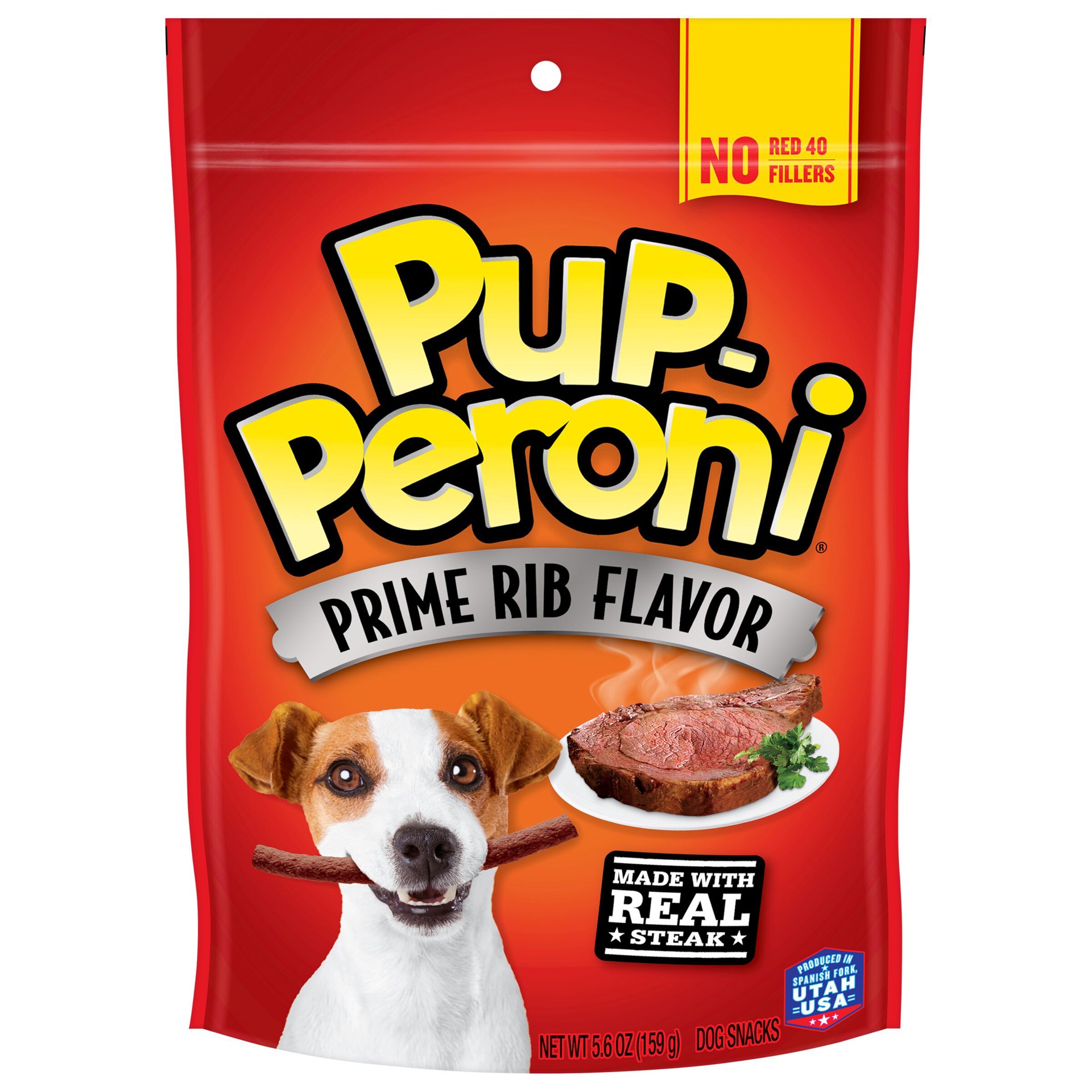 slide 1 of 10, Pup-Peroni Prime Rib Flavor Dog Snacks, 5.6-Ounce, 5.6 oz