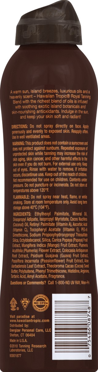 slide 4 of 6, Hawaiian Tropic Royal Tanning 6 oz, 6 oz