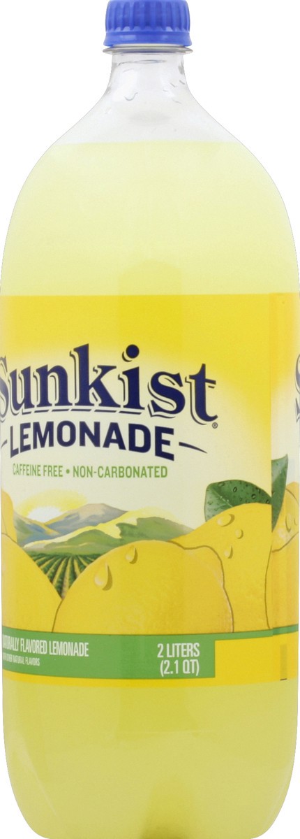 slide 3 of 5, Sunkist Lemonade Soda Bottle, 2 liter