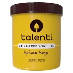 Talenti Sorbetto Alphonso Mango 1 pint