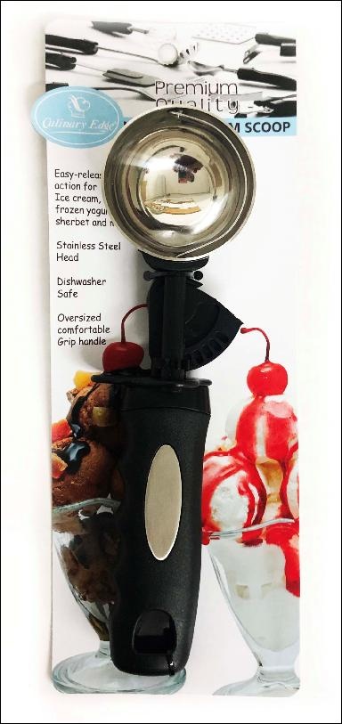 slide 1 of 1, Culinary Edge Ce Lvr Ice Cream Scoop, 1 ct